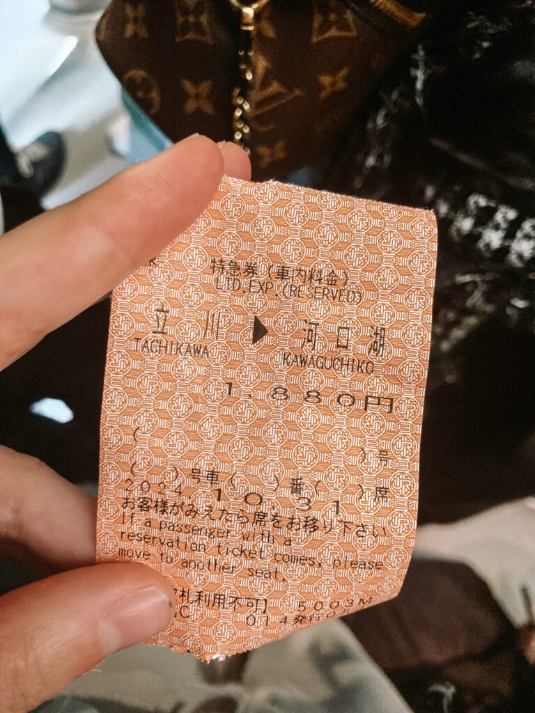 Treinkaartje trein Mt. Fuji