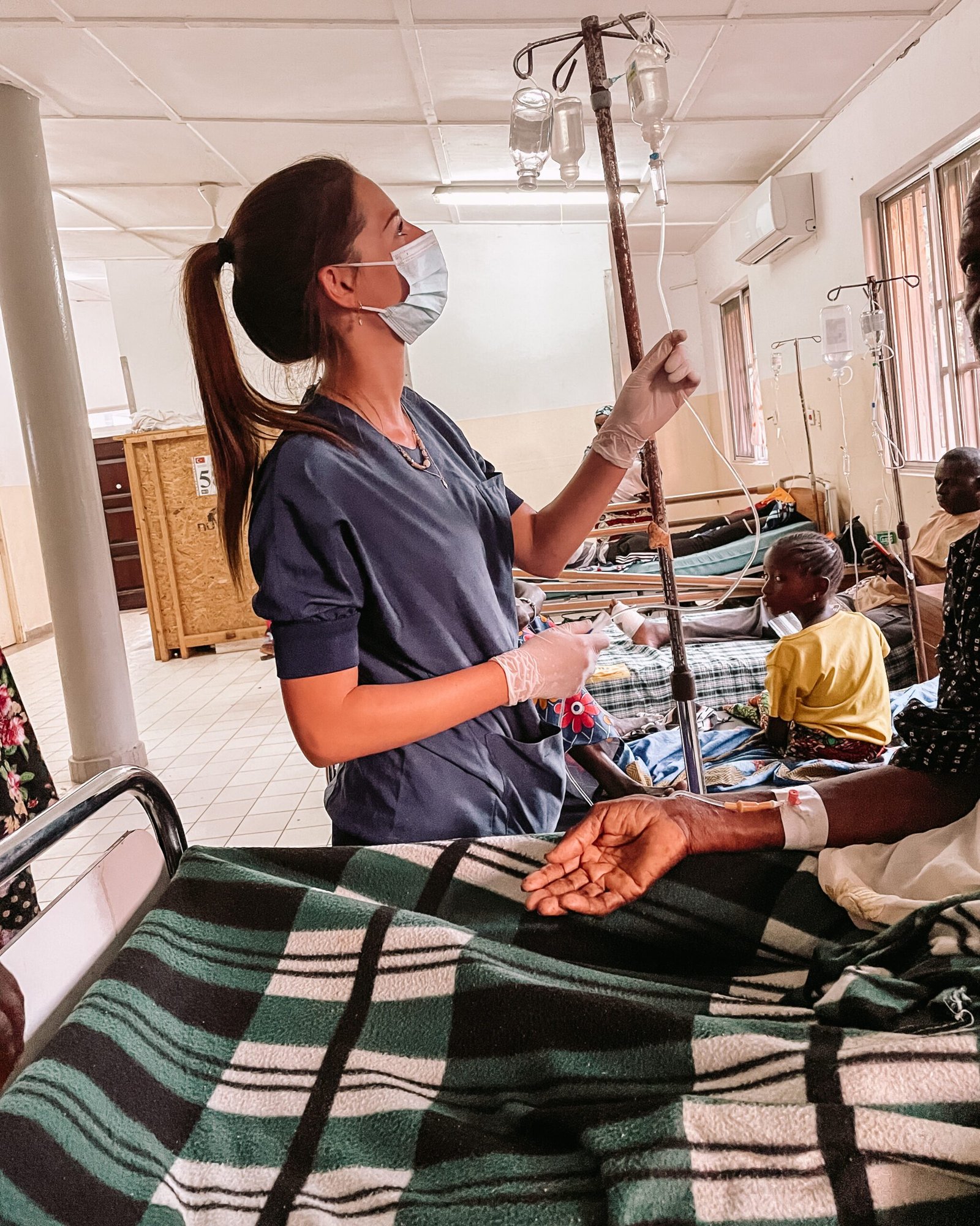 Vrijwilligerswerk in het ziekenhuis Afrika