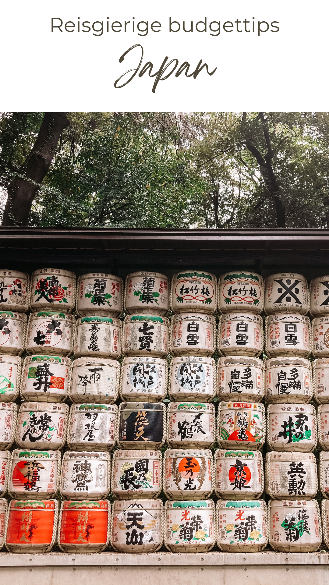 Reisgierige budgettips Japan