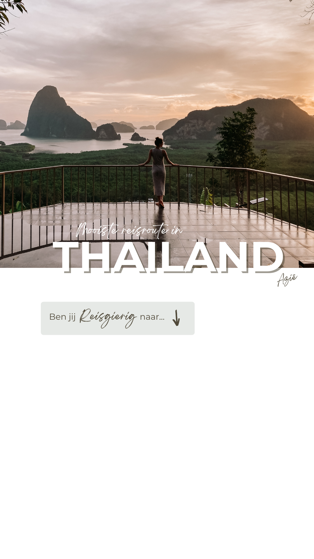 Reisroute Thailand