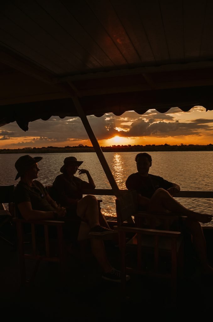 Botswana chobe rivier sunset cruise