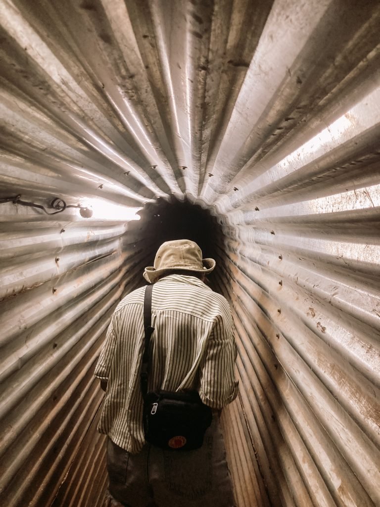 Tunnel op safari in Botswana