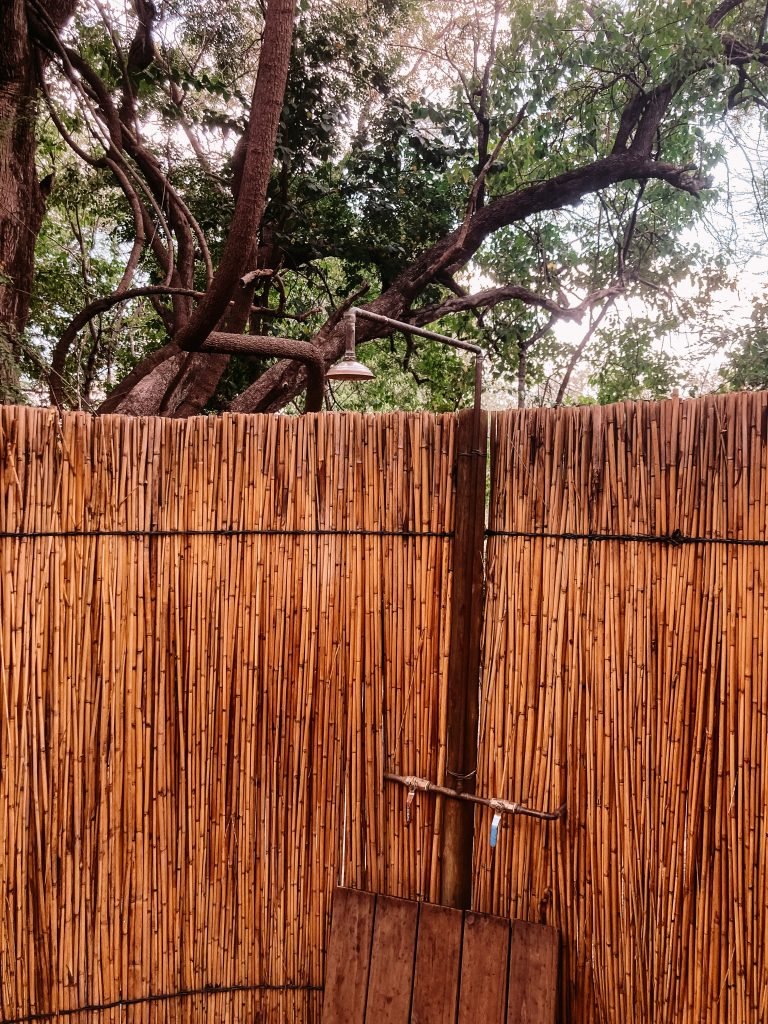 Douche in bnb in Maun