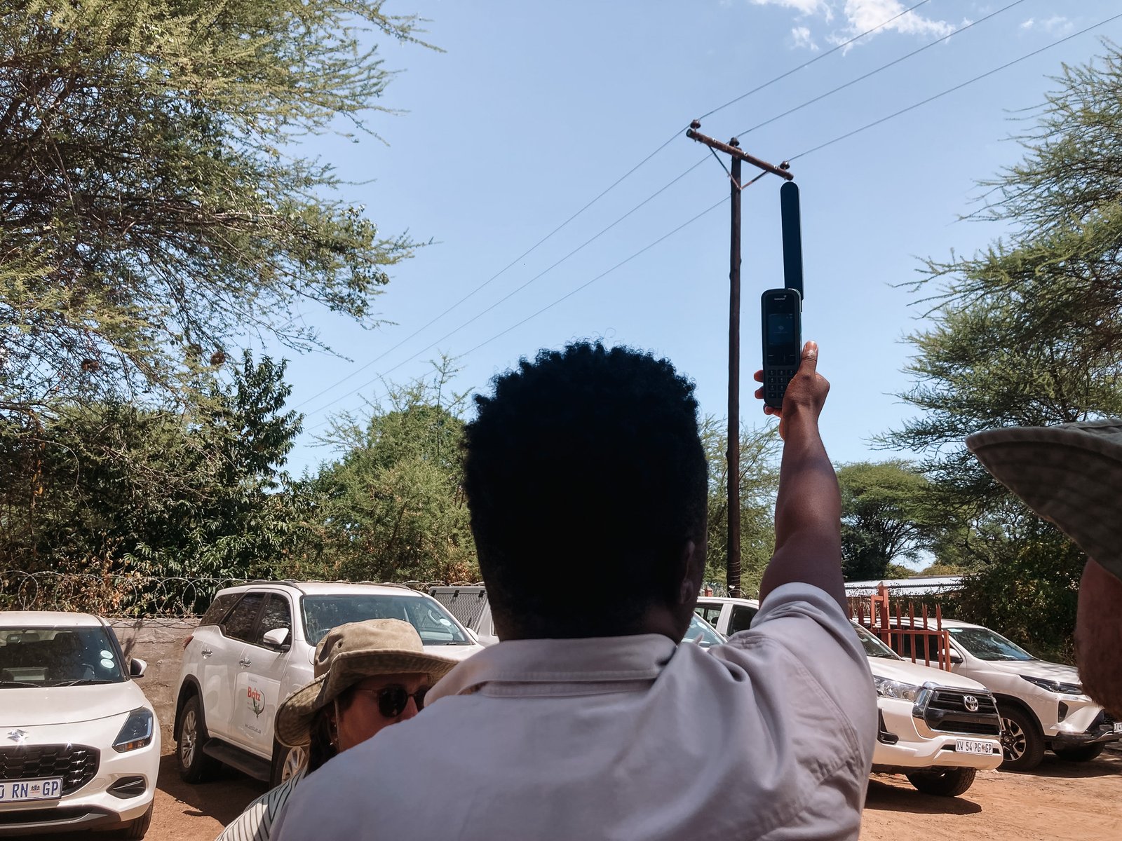 Sateliettelefoon selfdrive Botswana